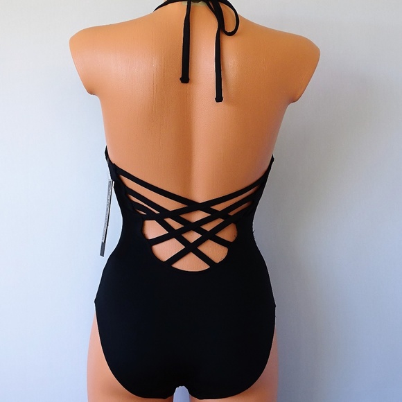 La Blanca Black Island Goddess One Piece Swimsuit - Picture 3 of 4